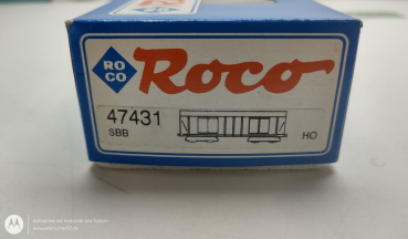 Roco H0 DC 47431  Teleskophaubenwagen  / SBB / OVP