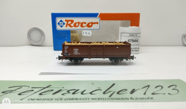 Roco H0 DC 47944 Hochbordwagen mit Ladegut /  NEM / DB / OVP