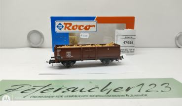 Roco H0 DC 47944 Hochbordwagen mit Ladegut /  NEM / DB / OVP