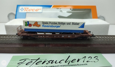 Roco H0 48016 Einheitstaschenwagen "Ravensburger"- DB Ep. IV OVP