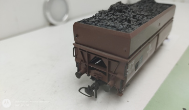 Roco H0 DC 5152 Großraumgüterwagen  / 4-Achser / DR / Braun