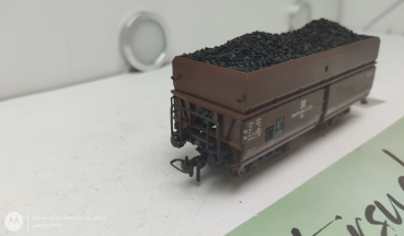 Roco H0 DC 5233 Großraumgüterwagen  / 4-Achser / DR / Braun