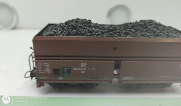 Roco H0 DC 5277 Großraumgüterwagen  / 4-Achser / DR / Braun