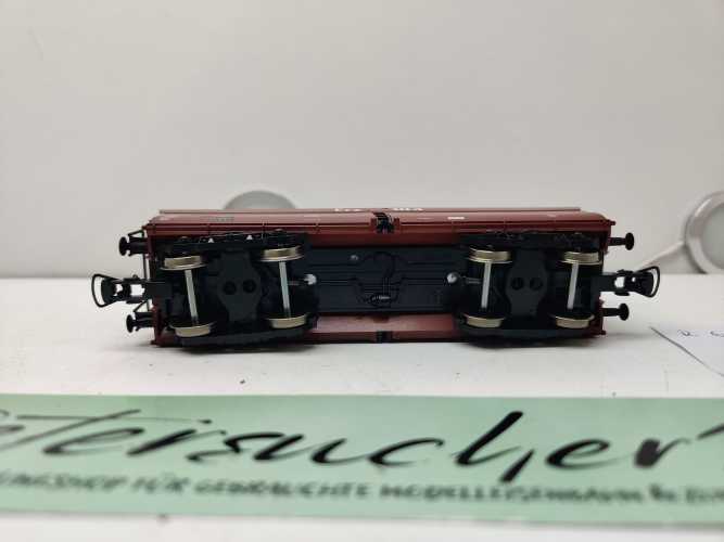 Roco H0 AC 610 591 / vierachsiger Großraum-Selbstentladewagen / NEM / DB / Ladegut Kohle