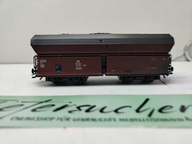 Roco H0 AC 614 540 / vierachsiger Großraum-Selbstentladewagen / NEM / DB / Ladegut Kohle