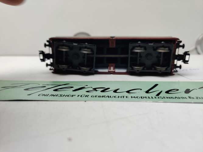Roco H0 AC 614 540 / vierachsiger Großraum-Selbstentladewagen / NEM / DB / Ladegut Kohle