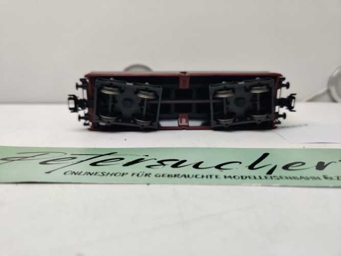Roco H0 AC 614 558 / vierachsiger Großraum-Selbstentladewagen / NEM / DB / Ladegut Kohle