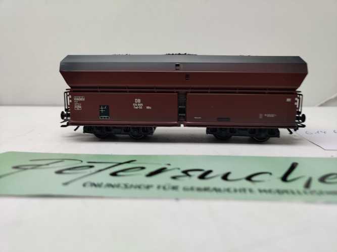 Roco H0 AC 614 669 / vierachsiger Großraum-Selbstentladewagen / NEM / DB / Ladegut Kohle