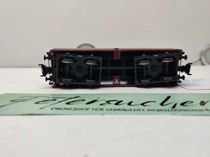Roco H0 AC 614 669 / vierachsiger Großraum-Selbstentladewagen / NEM / DB / Ladegut Kohle