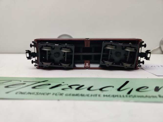 Roco H0 AC 614 782 / vierachsiger Großraum-Selbstentladewagen / NEM / DB / Ladegut Kohle