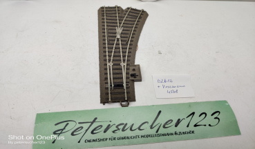 Trix / Viessmann H0 62612 / 4586 Weiche Rechts 188,3 mm / 24,3° / R2 / Antrieb + Decoder