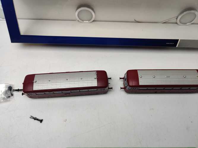 Roco H0 DC 63077 / Schienenbus VT/VS98 / Rot / DB / ANALOG / DSS / OVP