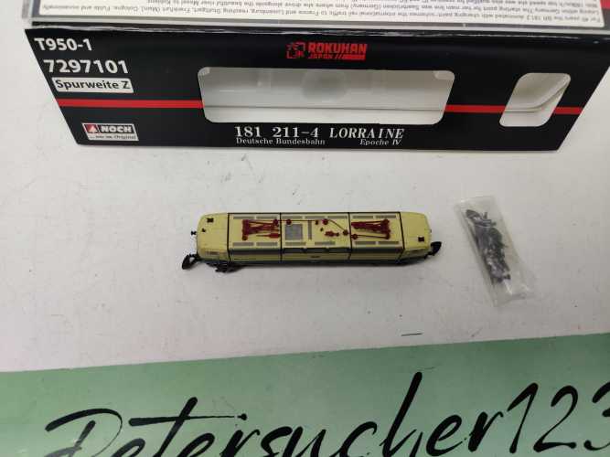 Rokuhan Z DC 7297101 / Elektrolokomotive BR 181 211-4 "Lorraine" / DB / Digital-Umbau / OVP