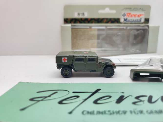 Roco Minitanks H0 815 HMMWV M1038 W/W Fracht-/Mannschaftstransporter / 1:87 / OVP