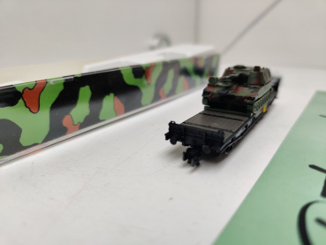 Roco N DC 925 / Schwerlastwagen mit Panzerhaubitze / DB / OVP