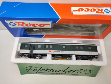 Roco H0 DC 44334 Gepäckwagen Schlusslicht EW II Club-Ed. 2-1998 / NEM / SBB / OVP