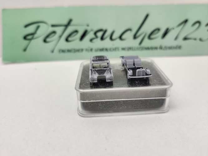 RAILNSCALE N N2114 Mercedes 190D Taxi Heckflosse / Bausatz / 1:160 / OVP