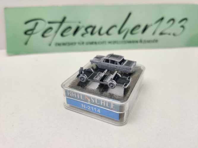 RAILNSCALE N N2114 Mercedes 190D Taxi Heckflosse / Bausatz / 1:160 / OVP