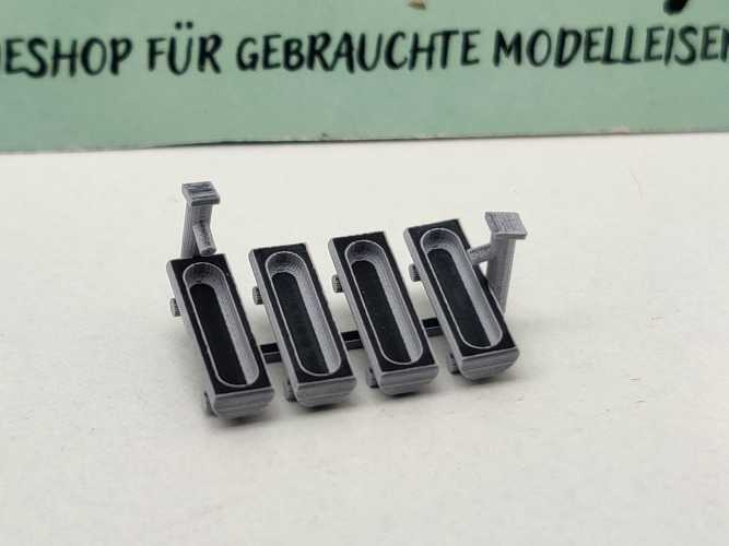 RAILNSCALE N N3031 Holzbrunnen & Blumentröge / 1:160 / OVP