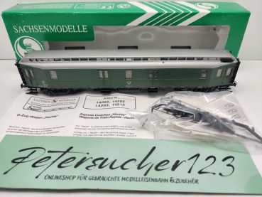 Sachsenmodelle H0 DC 14215 Postwagen "Hecht" Post4e / NEM / DR / OVP