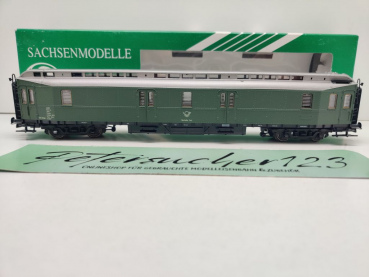 Sachsenmodelle H0 DC 14215 Postwagen "Hecht" Post4e / NEM / DR / OVP