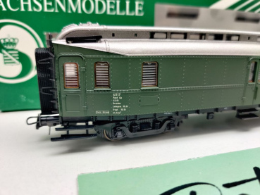 Sachsenmodelle H0 DC 14215 Postwagen "Hecht" Post4e / NEM / DR / OVP