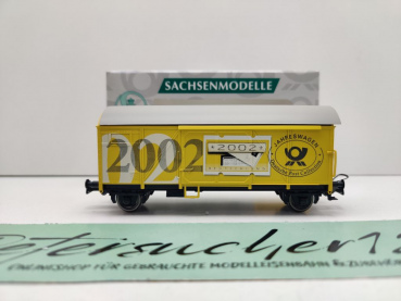Sachsenmodelle H0 DC 78795 Post-Jahreswagen 2002 Gklms / NEM / DBP / OVP