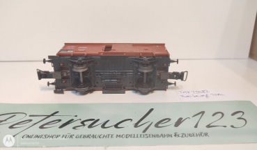 Trix H0 AC 23582 ged. Güterwagen m. Bremserhaus / NEM / DRG