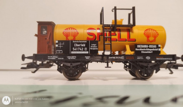 Trix H0 AC Kesselwagen Elberfeld 541 742 "shell" / NEM / DRG