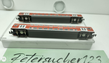 Mini Trix N DC  11148-2  Doppelstock - Personenwagen - Set 2.Kl.  DB REGIO  OVP