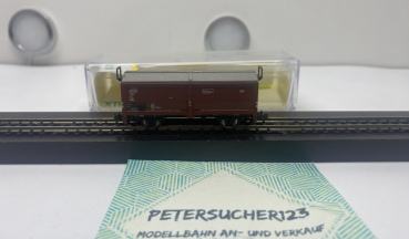 Trix N DC 15173-33 Hubschiebedachwagen DB Braun   OVP