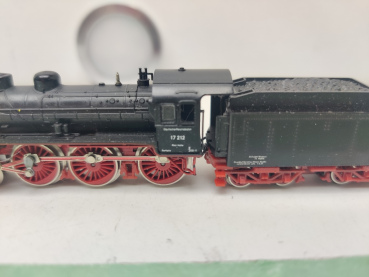 Trix N DC 2077 / BR17 212 Dampflok Schlepptender / DRG / Schwarz / Analog