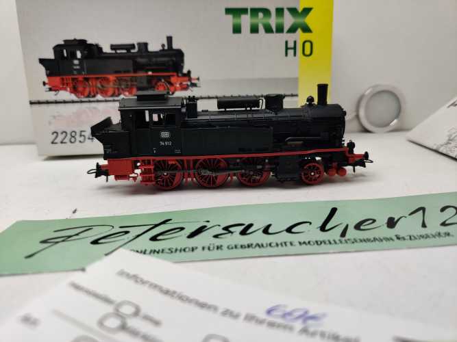 Trix H0 DC 22854 / Personenzug-Tenderlokomotive BR74 912 / DB / ANALOG / DSS / OVP