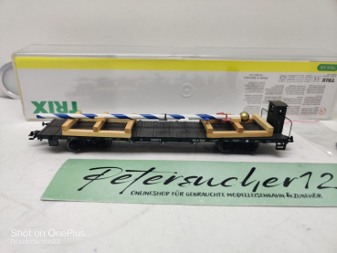Trix H0 AC 24072 Flachwagen "Maibaum" / Ssml / JW 2005 / NEM / K.Bay.Sts.B. / OVP