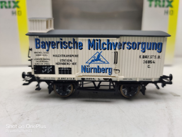 Trix H0 AC 24086 / Profi - Güterwagen / Milchtransportwagen / K.Bay.Sts.B. / OVP