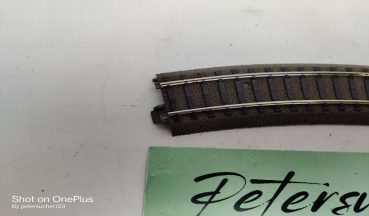 Trix H0 1 x gebogenes Gleis 62130 / Radius 360 mm / Bogen 30°