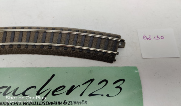 Trix H0 1 x gebogenes Gleis 62130 / Radius 360 mm / Bogen 30°