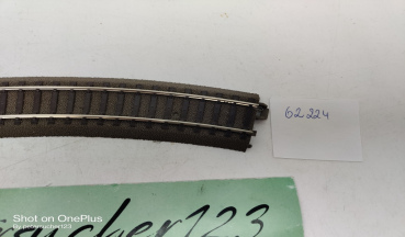 Trix H0 62224 / 1 x gebogenes Gleis Radius R2 / 24,3