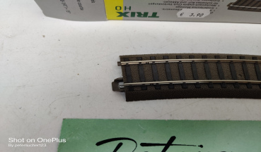 Trix H0 62315 / 1 x gebogenes Gleis Radius 515 mm / 15° / OVP