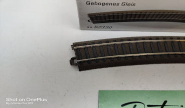 Trix H0 1 x gebogenes Gleis 62330 Radius 515 mm / Bogen 30° / OVP