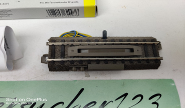 Trix H0 62997 / 1 x GERADES Entkupplungsgleis elektrisch / 94,2mm / OVP