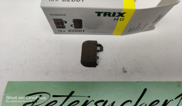Trix H0 62001 / 1 x Gleisende / Gleisböschungs-Endstück Länge 16,5 mm / OVP