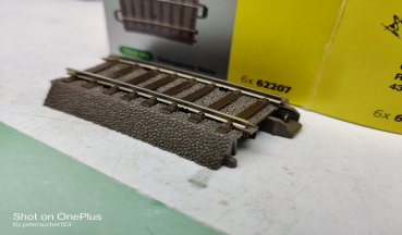 Trix H0 62207 / 1 x gebogenes Gleis Radius 437,5 mm / Bogen 7,5° / OVP