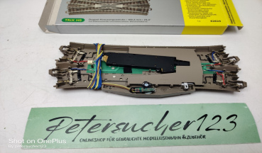 Trix H0 62624 Doppel - Kreuzeiche 188,3mm / 24,3° / Antrieb + Laterne / OVP