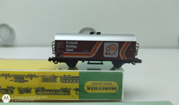 Minitrix N DC 51-3225-22 Kühlwagen Werbemod. "IDEE+SPIEL" Ichqrs / DB / Ersatz-VP