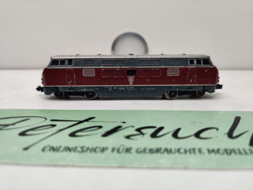 Mini Trix N DC 16201 / V200 137 Schwere Diesellok / Rot / Analog