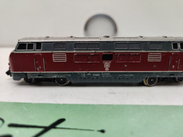 Mini Trix N DC 16201 / V200 137 Schwere Diesellok / Rot / Analog