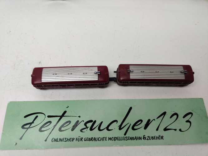 Trix N DC VT95+96 / Schienenbus + Beiwagen / Rot / DB / Umbau DCC