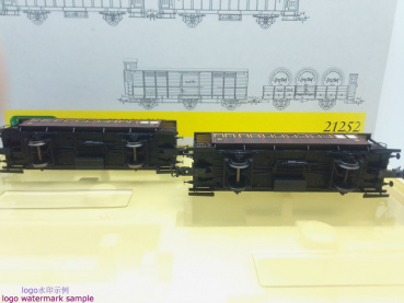 Trix H0 DC 21252 Personenwagen-Set Nebenbahn-Zug der Pfalz-Bahn / NEM / OVP