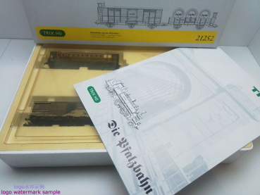 Trix H0 DC 21252 Personenwagen-Set Nebenbahn-Zug der Pfalz-Bahn / NEM / OVP